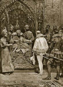 En tidlig engelsk ambassade til India, 1599, illustrasjon fra 