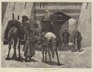 Arabiske høvdinger ved porten til en beleiret by