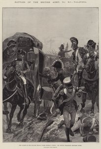 Slaget om den britiske hæren, Talavera, flukten til de spanske troppene under general Cuesta, Sir Arthur Wellesley gjenoppretter orden