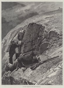 Big Horn Stalking i Rocky Mountains av Richard Caton Woodville junior