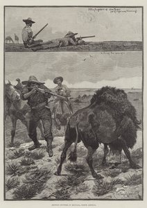 Buffalo Hunters i Montana, Nord-Amerika