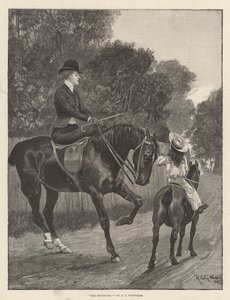 Hennes beskytter av Richard Caton Woodville junior
