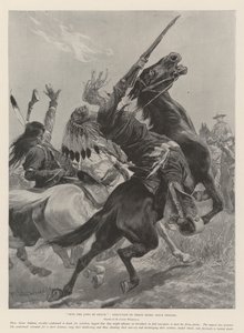 Into the Jaws of Death, henrettelse av tre opprørske sioux-indianere