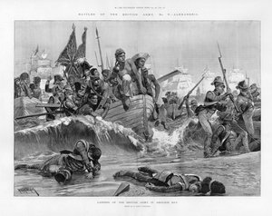 Landing av den britiske hæren i Aboukir Bay