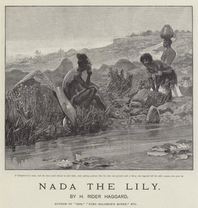 Nada the Lily, av H Rider Haggard av Richard Caton Woodville junior