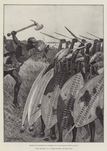 Nada the Lily, av H Rider Haggard av Richard Caton Woodville junior