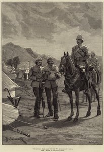 Den afghanske krigen, leiren til de 10. husarene i Dakka