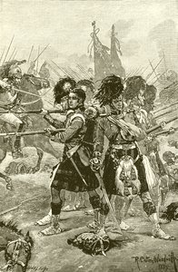 The Forty-Second Highlanders på Quatre Bras