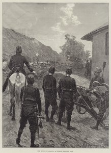 Opprøret i Albania, en tyrkisk grensepost