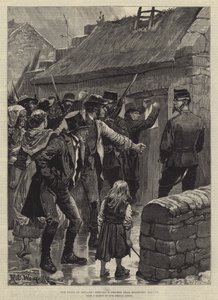 Staten i Irland, som betjener en prosess nær Headford, Galway