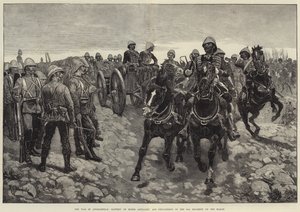 Krigen i Afghanistan, Battery of Horse Artillery og Detachment of the 66th Regiment i mars av Richard Caton Woodville junior