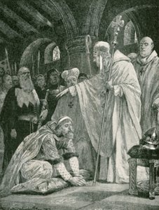 Utmattingen til Harold, sønn av Godwin av Richard Caton Woodville junior