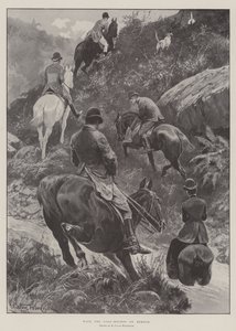 Med Stag-Hounds på Exmoor