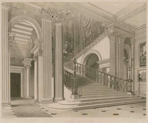Buckingham Palace, trappehus av Richard Cattermole