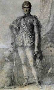 Charles, 4. jarl av Harrington (svart bly tonet i akvarell) av Richard Cosway