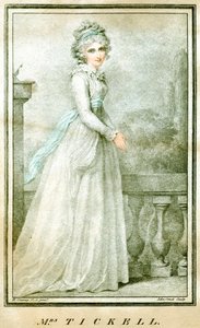 Fru Tickell, c1780-1810 av Richard Cosway