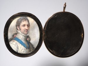 Portrett av Ludvig Filip, hertug av Orléans, senere franskmennenes konge av Richard Cosway