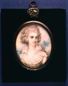 Portrett av en ukjent dame av Richard Cosway