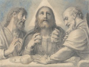 Kveldsmat på Emmaus av Richard Cosway