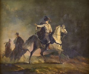 Jarlen av Ancram montert på en lader, ca. 1773 (olje på lerret) av Richard Cosway