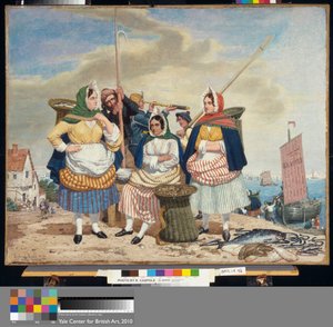 Fisketorg ved sjøen av Richard Dadd