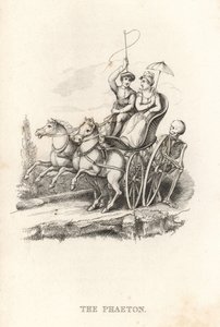 Skjelettet til Døden og Phaeton. ,1827 (gravering)