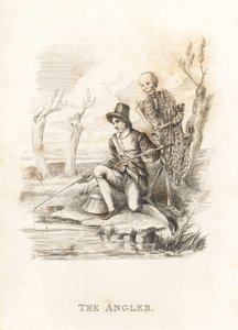 Skjelettet til Døden og fiskeren. ,1827 (gravering)