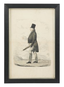 Henry Lygon, 4th Earl Beauchamp (w/c & blyant på papir) av Richard Dighton
