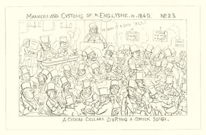 1849, A Cider Cellar under en tegneseriesang av Richard Doyle