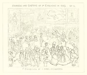 1849, en utstilling ved Royal Academy av Richard Doyle