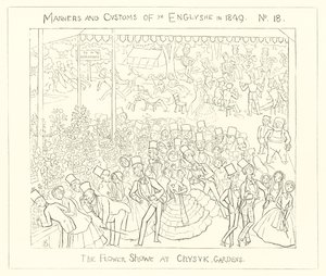 1849, The Flower Show i Chiswick Gardens av Richard Doyle