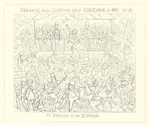 1849, utsiktene til et valg av Richard Doyle