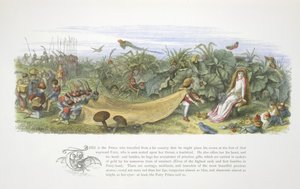 En prins som tilbyr gaver av Richard Doyle