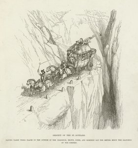 Nedstigning av St Gothard av Richard Doyle