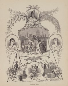Side fra The American Tour of Mrs Brown, Jones and Robinson (gravering) av Richard Doyle