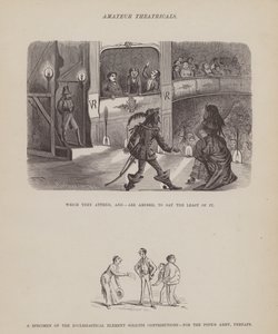 Side fra The American Tour of Mrs Brown, Jones and Robinson (gravering) av Richard Doyle