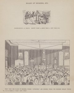 Side fra The American Tour of Mrs Brown, Jones and Robinson (gravering) av Richard Doyle
