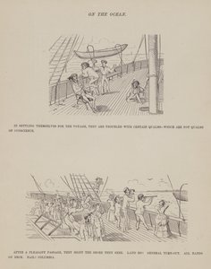 Side fra The American Tour of Mrs Brown, Jones and Robinson (gravering) av Richard Doyle