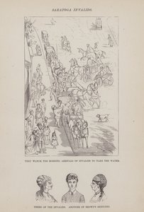 Side fra The American Tour of Mrs Brown, Jones and Robinson (gravering) av Richard Doyle