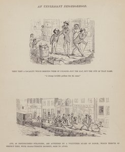 Side fra The American Tour of Mrs Brown, Jones and Robinson (gravering) av Richard Doyle