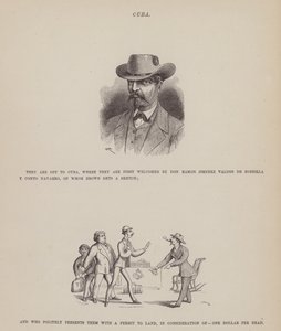 Side fra The American Tour of Mrs Brown, Jones and Robinson (gravering) av Richard Doyle