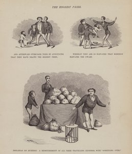 Side fra The American Tour of Mrs Brown, Jones and Robinson (gravering) av Richard Doyle