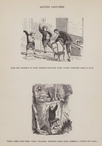 Side fra The American Tour of Mrs Brown, Jones and Robinson (gravering) av Richard Doyle