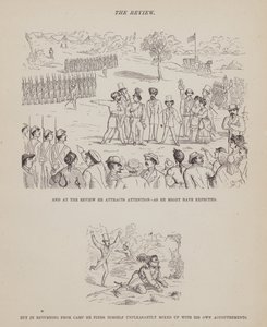 Side fra The American Tour of Mrs Brown, Jones and Robinson (gravering) av Richard Doyle