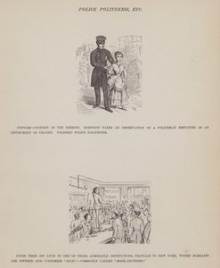 Side fra The American Tour of Mrs Brown, Jones and Robinson (gravering) av Richard Doyle
