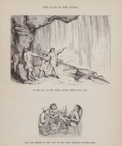 Side fra The American Tour of Mrs Brown, Jones and Robinson (gravering) av Richard Doyle