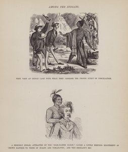 Side fra The American Tour of Mrs Brown, Jones and Robinson (gravering) av Richard Doyle