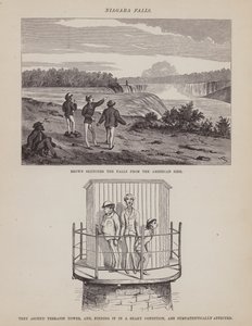 Side fra The American Tour of Mrs Brown, Jones and Robinson (gravering) av Richard Doyle