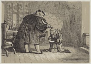 Å øke forsyningene under Henry VIIIs regjeringstid (akvatint)