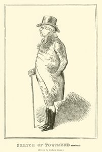Skisse av Townsend (gravering) av Richard Doyle